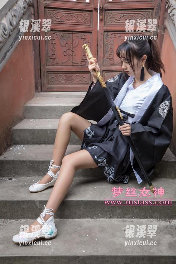 梦丝女神-玥玥 梦丝女神 - 玥玥的旗袍,工业区的梦,合集里乱跳的照片
